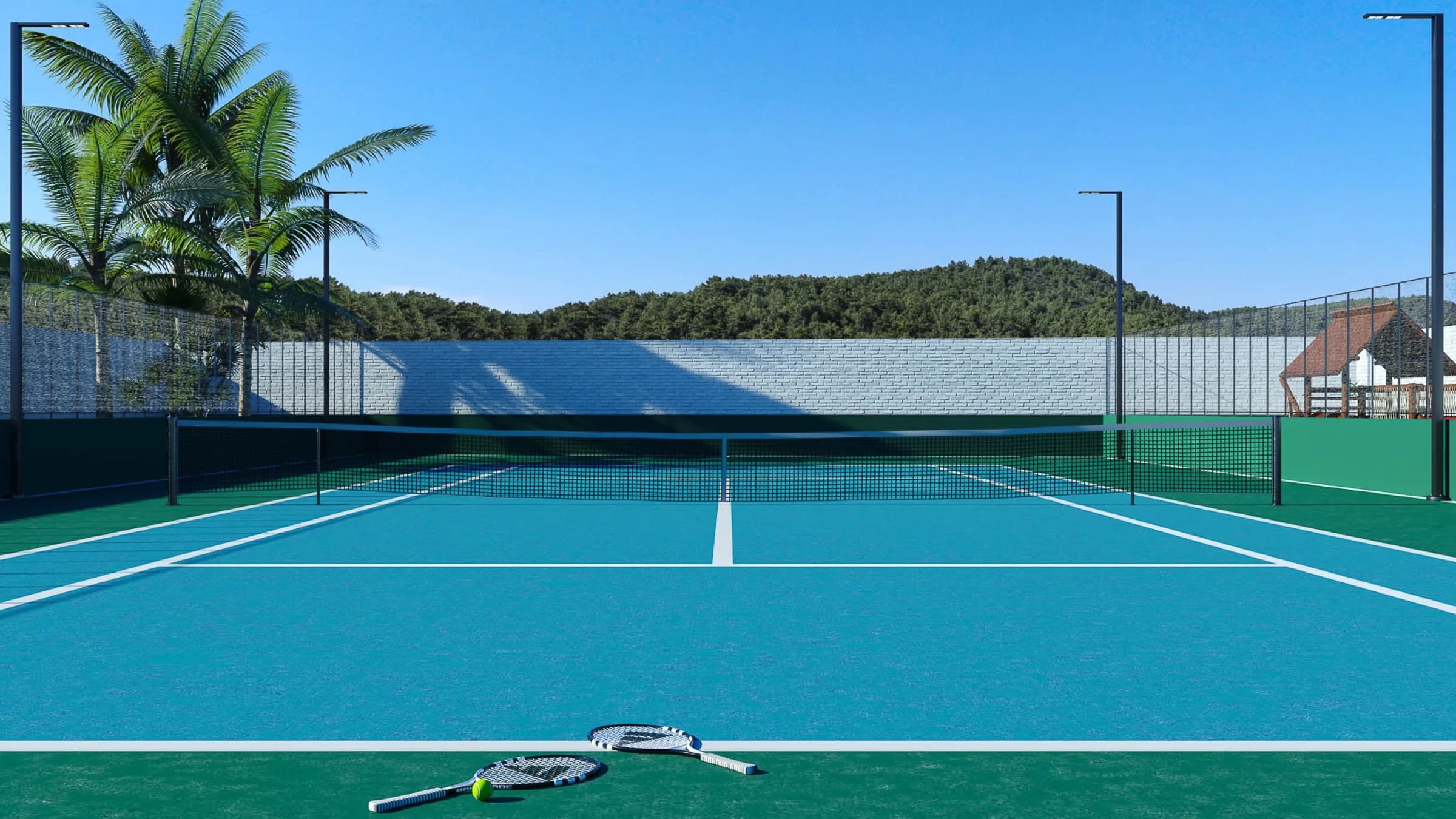 Quadra de beach tennis