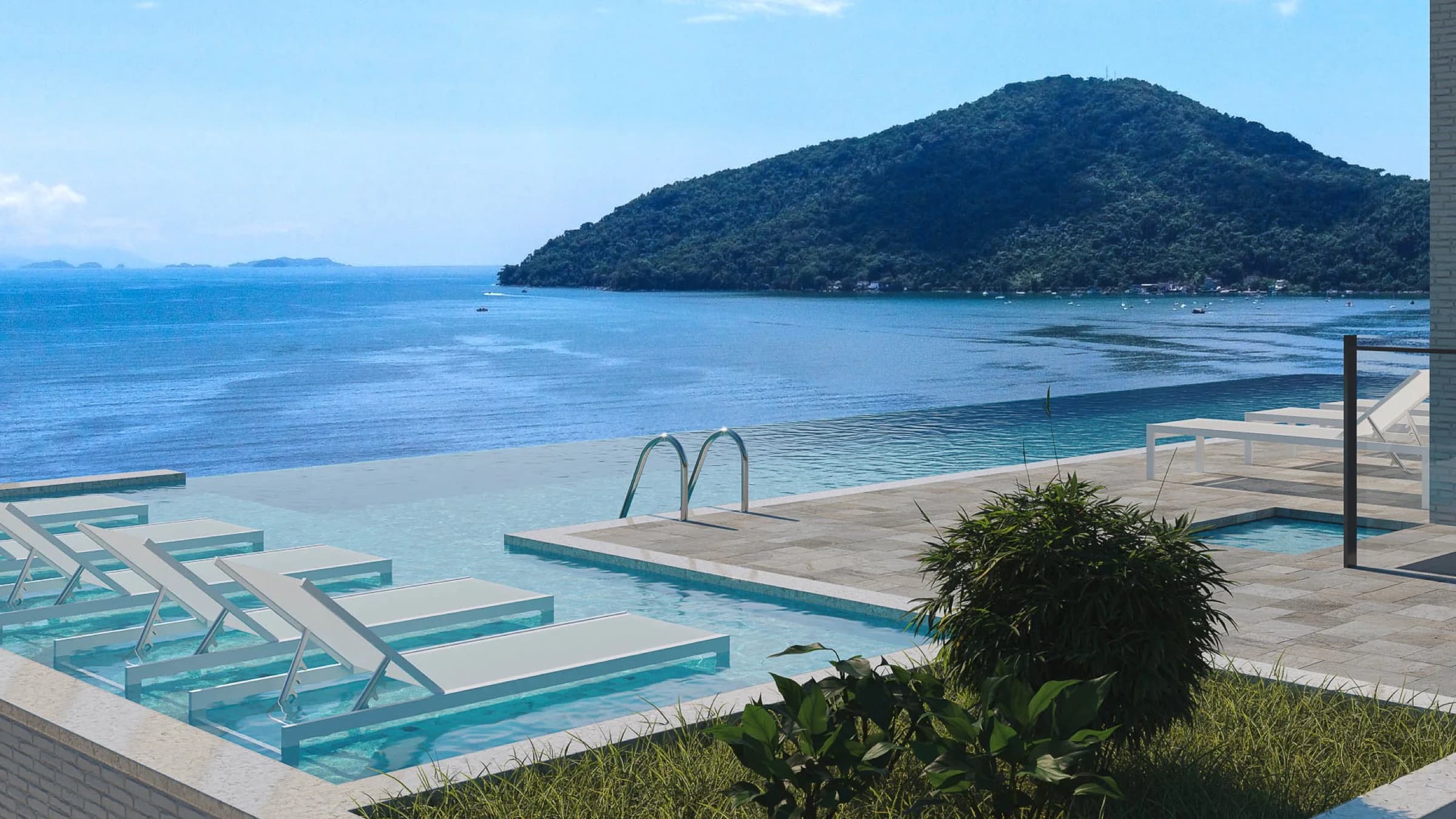 Área de lazer e solarium